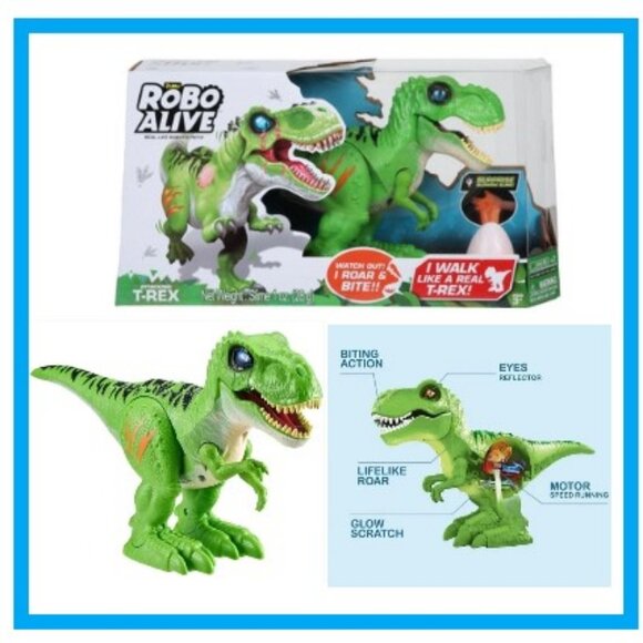 Zuru Robo Alive Real Life Robotic Pet Walking T-Rex Dinosaur BNWT🆕⌚📦🏃💨🚚 - Picture 1 of 16